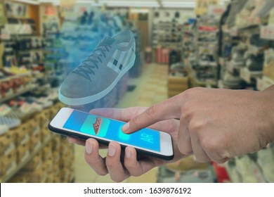 smart retail use augmented mixed virtual reality technology to help shopping in virtual world combine with artificial intelligence combine deep, machine learning, digital twin, 5G, industry 4.0 tech