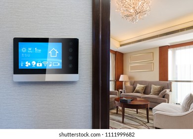 Smart Screen Smart Home Modern Bedroom Stock Photo (Edit Now) 783014719