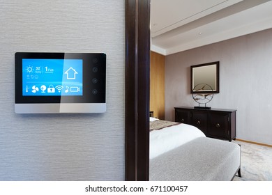 Intelligent Touch Screen Smart Home App Stock Photo (Edit Now) 745921540