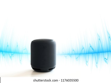 Smart Speaker Isolated On White