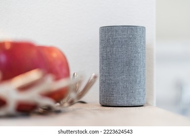 Smart Speaker On Kitchen Counter