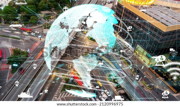 Smart transport technology alteration concept for\
future road traffic control . Virtual intelligent system makes\
driving information analysis to connect data of vehicle on city\
street for driver .