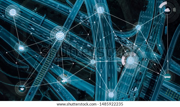 Smart transportation and intelligent communication\
network of things, wireless connection technologies for courier\
service business .