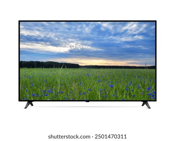 Smart tv con campo