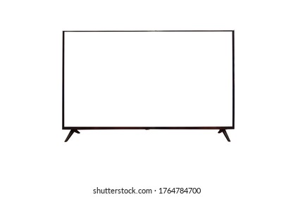 Smart Tv Isolated On A White Background.