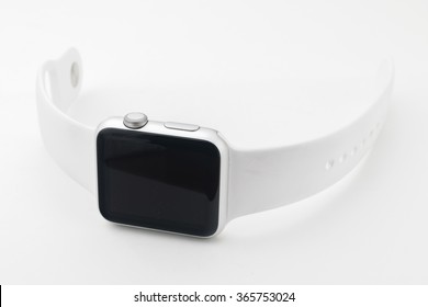 Smart Watch Isolated Over With Background