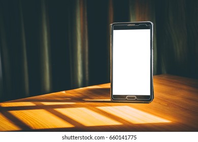 smartphone in dim light 