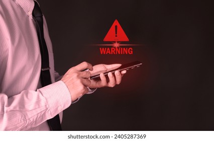 Smartphone emergency warning notification, data network protection, antivirus application