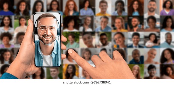 Smartphone facial recognition boosts identification with modern tech