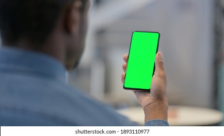 Smartphone with Green Chroma Key Screen - Powered by Shutterstock