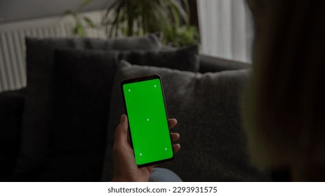 Smartphone with Green Chroma Key Screen - Powered by Shutterstock