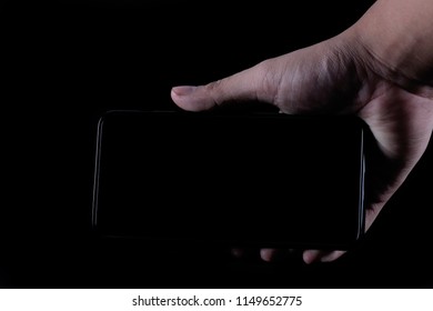 Smartphone with hand include