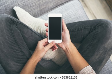 Smartphone mockup - Shutterstock ID 563932135