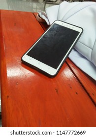 smartphone on table