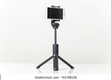 Smartphone On A Tripod