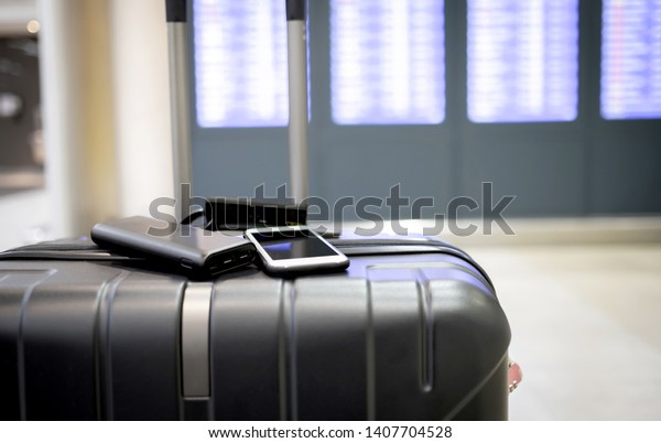 luggage with power bank