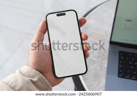 Smartphone Screen display mockup design