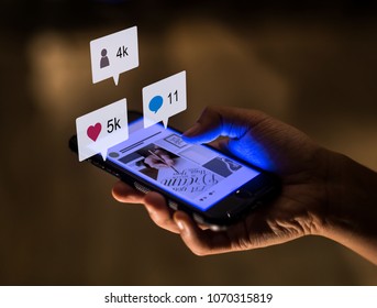 Smartphone social media concept - Powered by Shutterstock