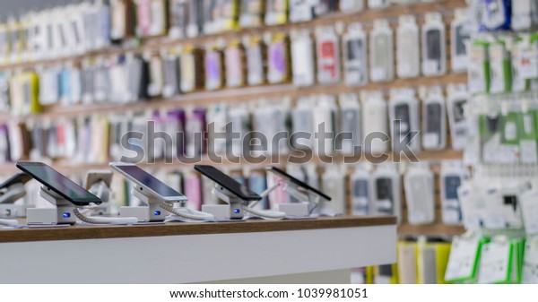 Smartphones Store Open Access Phones Sale Stock Photo Edit Now