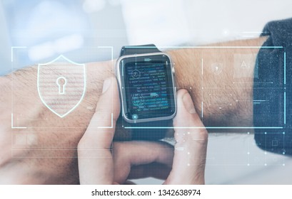 Smartwatch showing an error code