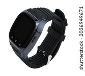 Smartwatch technology packshot smart wear smart wrist business lifestyle kids watch M26 black