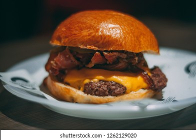 Smash Burger Bacon Stock Photo 1262129020 | Shutterstock