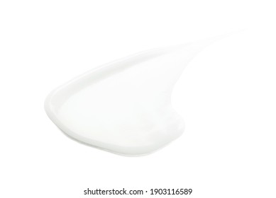 Smear Of Cosmetic Cream Isolated On A White Background.