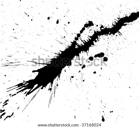 The smeared blots.