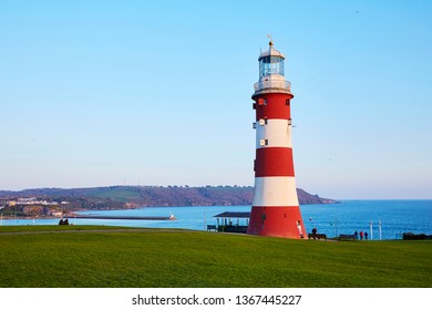 Smeaton's Tower Lighthouse Built By John Smeaton Overlooking Plymouth Hoe