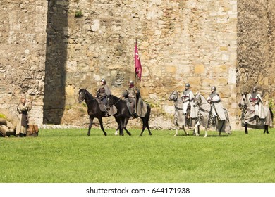 Smederevo, Serbia - May 21st, 2017. These Days Smederevo's Fortress Is Main Place For Making Serbian TV Serial Named 