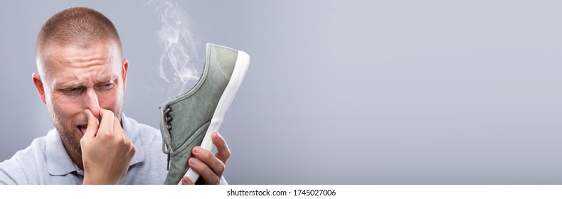 Smelly Shoes. Stinky Feet Sweat. Foot Odor