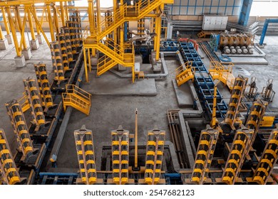 smelting of the metal in the factory - Powered by Shutterstock