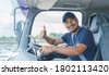 asian truck driver