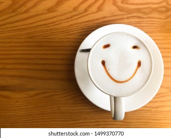 Smile On Latte Art Foam