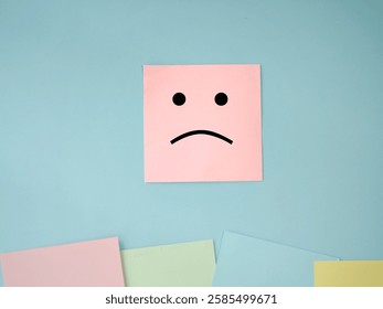 smiley face concept with a background 