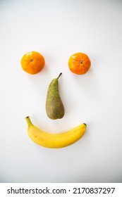 Smiley Face Made Out Colorful Fruits Stock Photo 2170837297 | Shutterstock