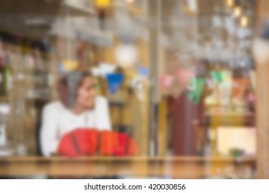 smile,yellow abstract blurred background