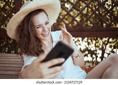 Smiling 40 Years Old Housewife White Stock Photo 2154727129 | Shutterstock