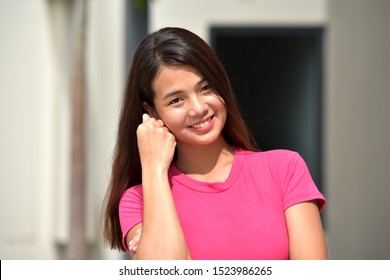A Smiling Adult  Filipina Female - Shutterstock ID 1523986265