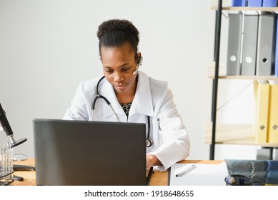 Doctor Checking Diagnosis Results Doctors Room Stock Photo (Edit Now ...