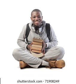 Smiling African Student