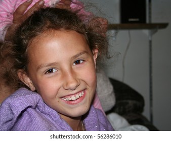 Smiling Alaska Native Girl