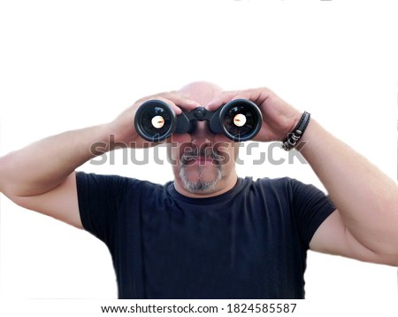 Similar – Image, Stock Photo search Binoculars