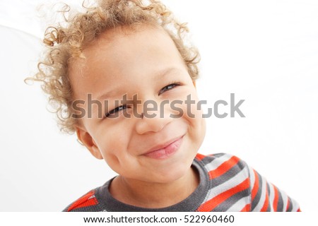 Smiling Boy with Dimples