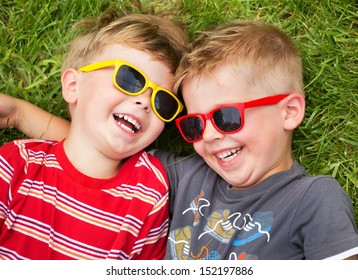 Smiling brothers - Powered by Shutterstock