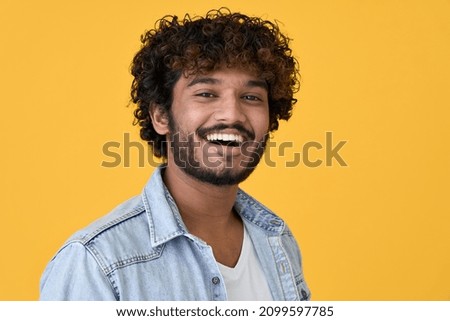 Similar – Image, Stock Photo funny face, white teeth