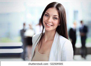 Smiling Confident Business Woman