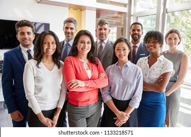 Smiling corporate business team, group portrait - Shutterstock ID 1133218571