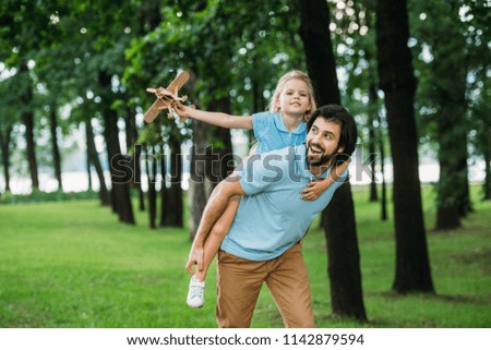 Similar – Father and daughter