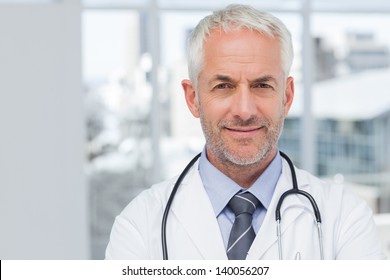 Smiling Doctor Looking At The Camera